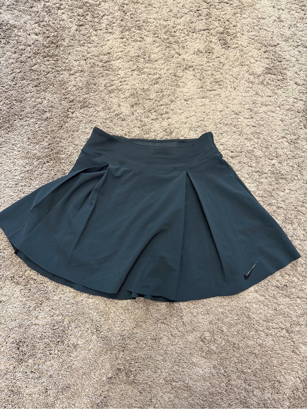 Nike Women's Black Circle Skirt with Subtle Swoosh